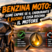 benzina moto sporca