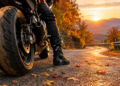 scaldare gomme moto autunno